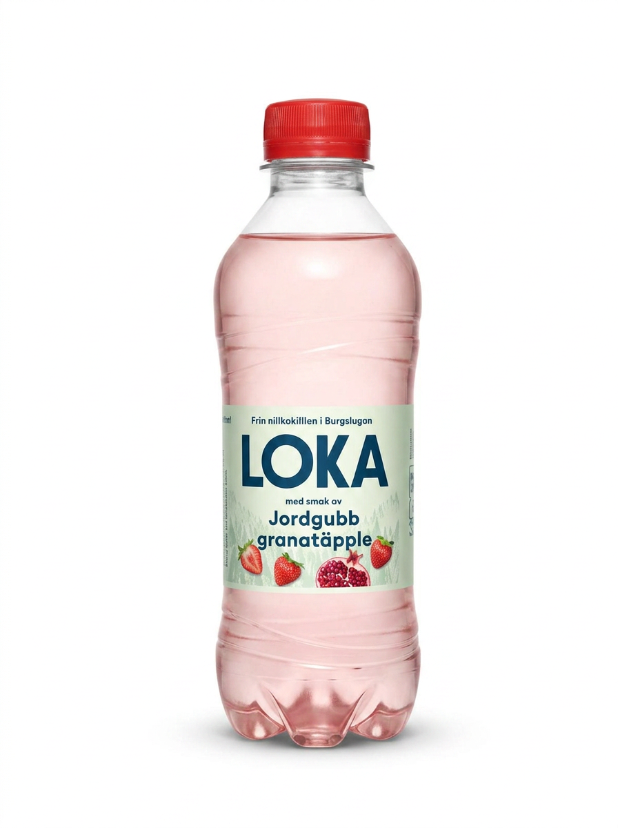 Loka Jordgubb Granatäpple 33cl