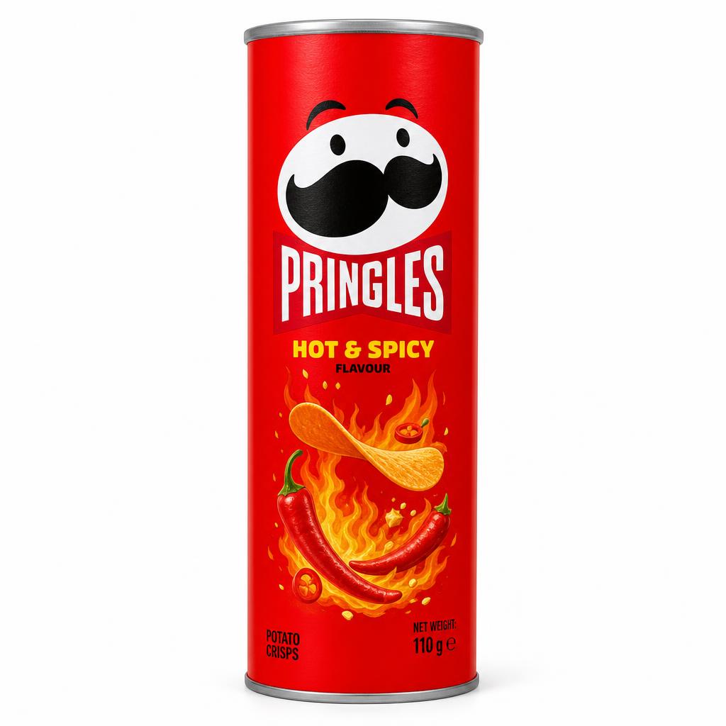 Pringles Hot & Spicy 165g