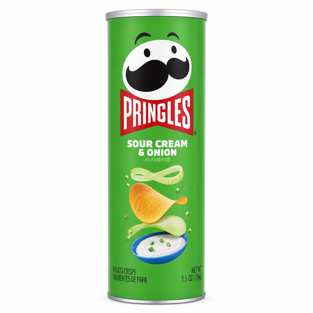 Pringles Sour Cream & Onion 165g